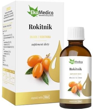 Naturalny olej rokitnikowy EkaMedica 50 ml (5902596671440)