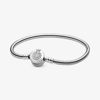 Серебряный браслет для шармов Пандора"Корона" 599046C01.16