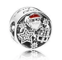Серебряный шарм Пандора "Рождественская радость" 796364CZ.