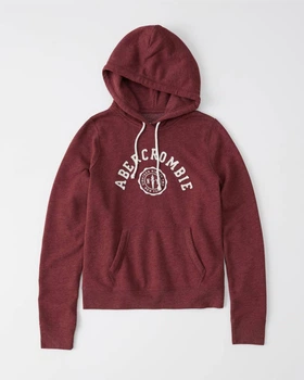 Худі жіноче - худи Abercrombie & Fitch AF6079W XS Бордовий