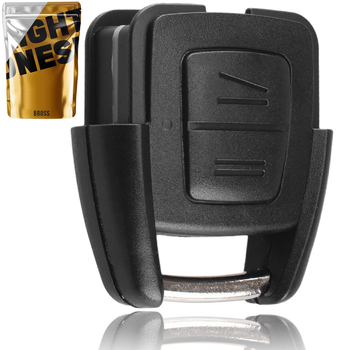 Корпус ключа на 2 кнопки Opel Astra G , Combo , Corsa , Meriva , Omega , Tigra , Vectra , Zafira (болванка без лезвия опель астра , комбо,корса,мерива,тигра,вектра,зафира)