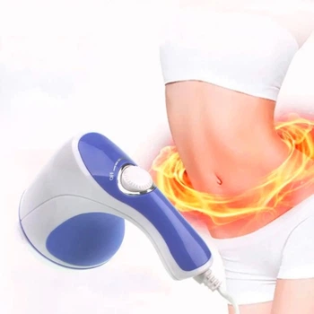 Универсальный антицеллюлитный роликовый вибромассажер для тела Relax and Tone Релакс энд Тон