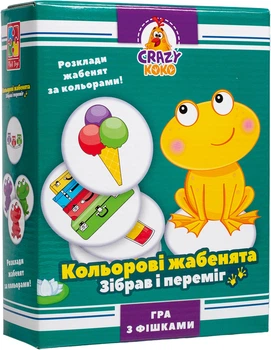 Игра настольная Vladi Toys Crazy Koko Цветные лягушонки (VT8025-06)