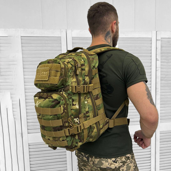 Водонепроницаемый Рюкзак Mil-tec Assault 20л с системой Molle и 2 отделениями / Прочный рюкзак светлый