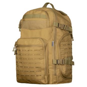 Рюкзак CamoTec 30л с системой Molle 50х30х19см / Прочный Ранец Oxford 900D PVC койот