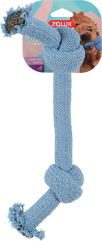 Zabawki dla zwierząt Zolux Cosmic - zabawka sznurowa z dwoma wezlami kolorowa 40 cm (3336024804919)