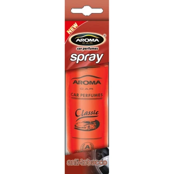 Ароматизатор для авто Aroma Car Spray Classic 50ml антитютюн освіжувач повітря для салону машини (LI-D_22-O)