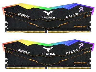 Оперативная память Team T-Force Delta TUF Gaming Alliance RGB DDR5 6000 MHz 32GB (2x16GB) CL38 (FF5D532G6000HC38ADC01) - открытая упаковка