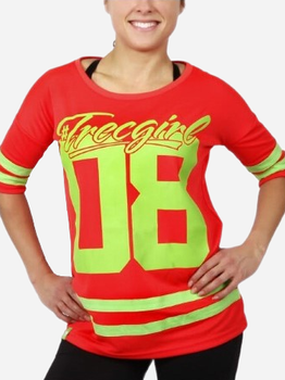 T-shirt TREC WEAR Oversize TRECGIRL 003 S Pomarańczowy (5902114021092)