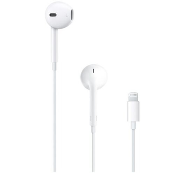 Навушники проводні для Apple iPhone з роз'ємом Lightning / Вкладки-навушники для телефона