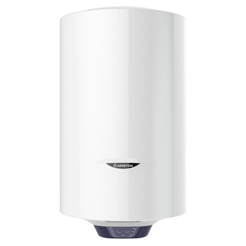 Водонагрівач Ariston серії BLU1 ECO 50V 1,8K PL DRY, накопичувальний, вертикальний монтаж, циліндричний, 2 сухі ТЕН