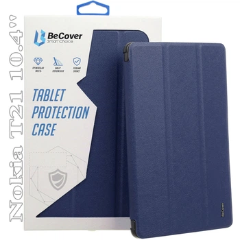 Чехол для планшета BeCover Smart Case Nokia T21 10.4" Deep Blue