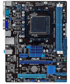 Материнская плата Socket AM3+ ASUS M5A78L-M LX3 ( sAM3+ / AM3, DDR3, AMD 760G, PCI-Ex16) Б/У
