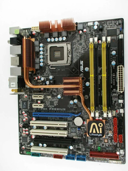 Материнская плата Socket 775 ASUS P5K PREMIUM ( s775, DDR2, P35, PCI-Ex16 ) Б/У