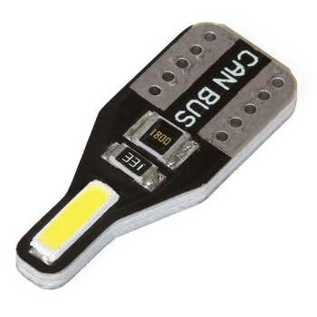 Светодиодная лампа Т10 W5W 2 SMD 7020 12V Белая Avtoexpect (10718)