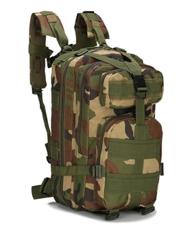 Мужской универсальный тактический рюкзак на две лямки 25 л хаки