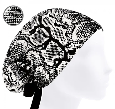 Медицинская шапочка женская HeadwearUniverse универсальная принт Змеиный