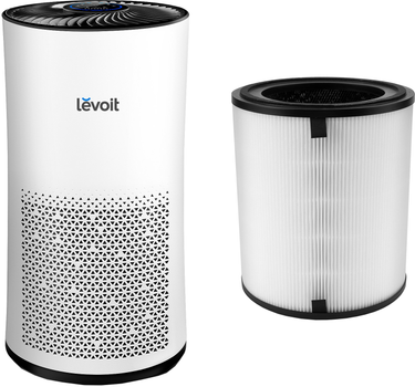 Очиститель воздуха LEVOIT Air Purifier LV-H133-RWH Tower White (HEAPAPLVNEU0039) + Фильтр для Levoit Air Cleaner Filter LV-H133 Tower True HEPA 3-Stage (HEACAFLVNEA0034) (комплект)