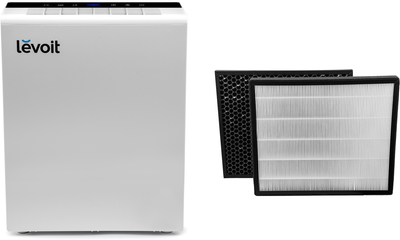 Очиститель воздуха LEVOIT Smart Air Purifier LV-PUR131S-RXW White (HEAPAPLVSEU0031) + Фильтр Levoit Air Cleaner Filter LV-PUR131 True HEPA 3-Stage (Original Filter) (HEACAFLVNEU0023) (комплект)