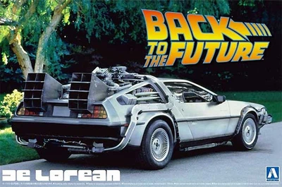 Збірна модель 1/24 автомобіль DeLorean з фільму "Назад у майбутнє" Back To The Future Aoshima 05916