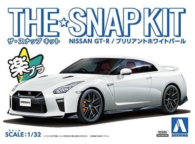 Сборная модель 1/32 автомобиля The Snap Kit Nissan GT-R Aoshima