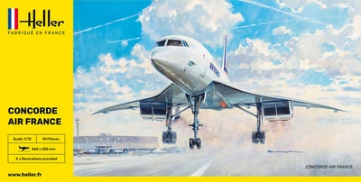 Збірна модель 1/72 літак Concorde Air France Heller 80469
