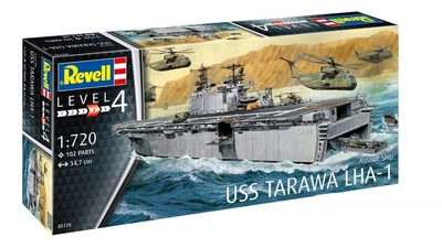 Сборная модель 1:720 Штурмовой корабль USS Tarawa LHA-1 Revell 05170