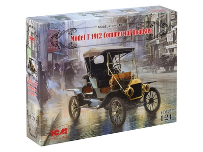 Сборная модель ICM Модель T 1912 "Коммершл Родстер", Американский пассажирский автомобиль 24016