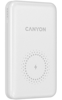 Powerbank Canyon 10000 mAh PB-1001 Biały (CNS-CPB1001W)