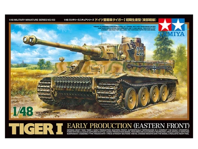 Збірна модель 1/48 танка Tiger I Early Production (Eastern Front) Tamiya 32603