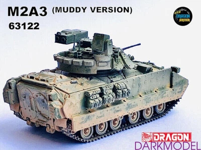 Модель 1/72 танк M2A3 IFV Infantry Fighting Vehicle Armor Tank ABS Dragon 63122