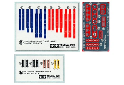 Набор 1/20 ремень безопасности A Tamiya 12637