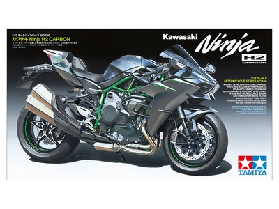 Сборная модель 1/12 мотоцикла Kawasaki Ninja H2 Carbon Tamiya 14136