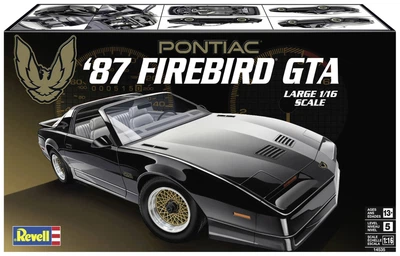 Сборная модель 1/16 автомобиль 1987 Pontiac Firebird GTA Model car assembly kit Revell 14535