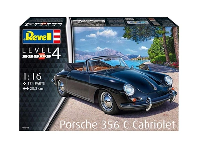 Сборная модель 1/16 автомобиль Porsche 356 C Cabriolet Revell 07043