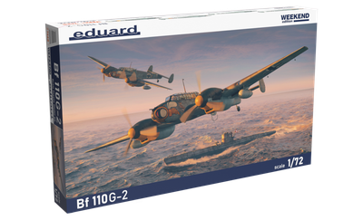 Збірна модель 1/72 літак Bf 110G-2 Weekend edition Eduard 7468