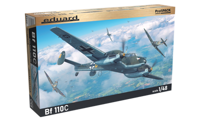 Збірна модель 1/48 літак Messerschmitt Bf 110C Profipack Eduard 8209