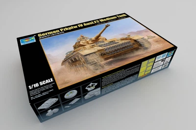 Сборная модель 1/16 средний немецкий танк Pz.Kpfw IV Ausf. F2 Trumpeter 00919