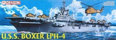 Збірна модель 1/700 десантний корабель U.S.S. Boxer LPH-4 Helicopter Carrier Dragon 7070
