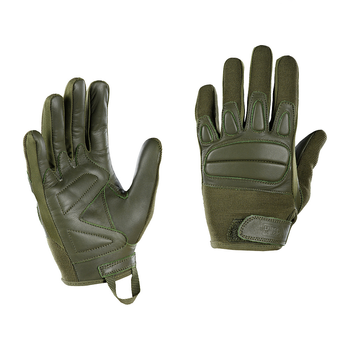 Плотные сенсорные перчатки M-Tac Assault Mk.2 с интегрированной защитой олива размер M