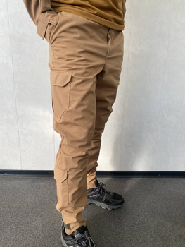 Літні тактичні штани койот для ЗСУ ріп-стоп XL