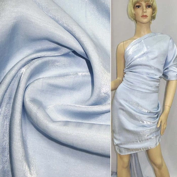 Кристаллон с органзой голубой ш.150 (10975.004)
