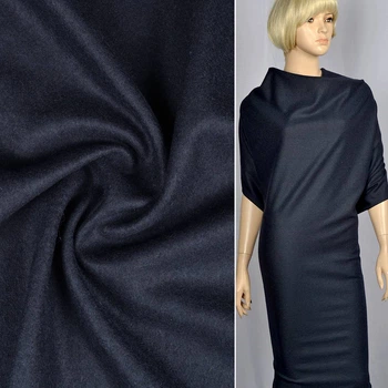Трикотаж шерстяной ARMANI темно-синий ш.132 (19886.001)