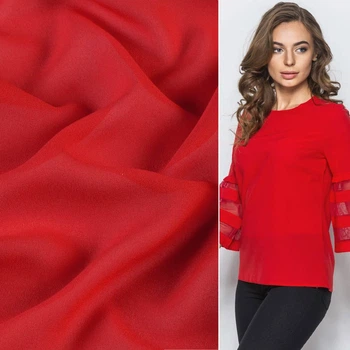 Креп стрейч красный ш.150 (11412.001)
