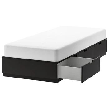 Каркас ліжка з ящиками ІКЕА NORDLI 90х200 см (80372789)