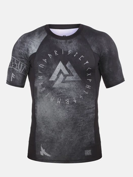 Рашгард Overpower Rashguard Short Sleeve Grey XL Колір Сірий (501369-800-XL)