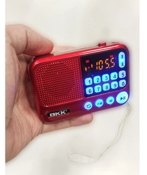 Радіо FM/MP3 плеєр S99. акумулятор 18650, SD/USB