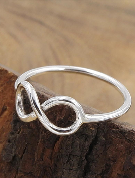 Каблучка “Нескінченність” зі срібла 925 (АРТ. №978) Розмір 21 Dadiverin Jewelry