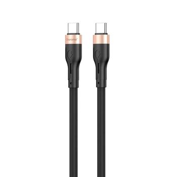 Кабель CHAROME C23-04 USB-C to USB-C передача данных cable Black
