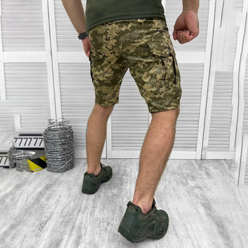 Мужские крепкие Шорты Enzim с накладными карманами рип-стоп пиксель размер L